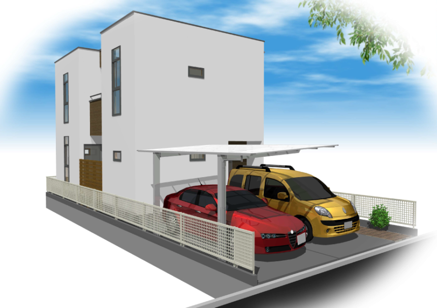住宅の間取り（EC87②3B001）