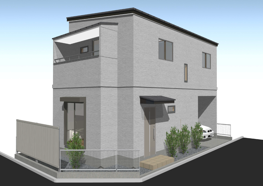 住宅プランEG68②2B001の外観
