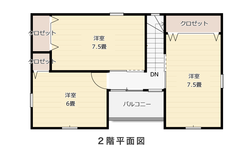 2階平面図