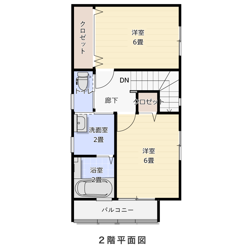 2階平面図