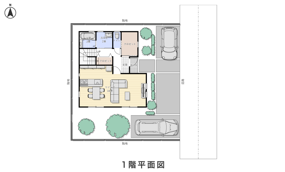 1階平面図