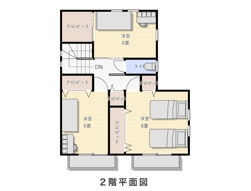 2階平面図