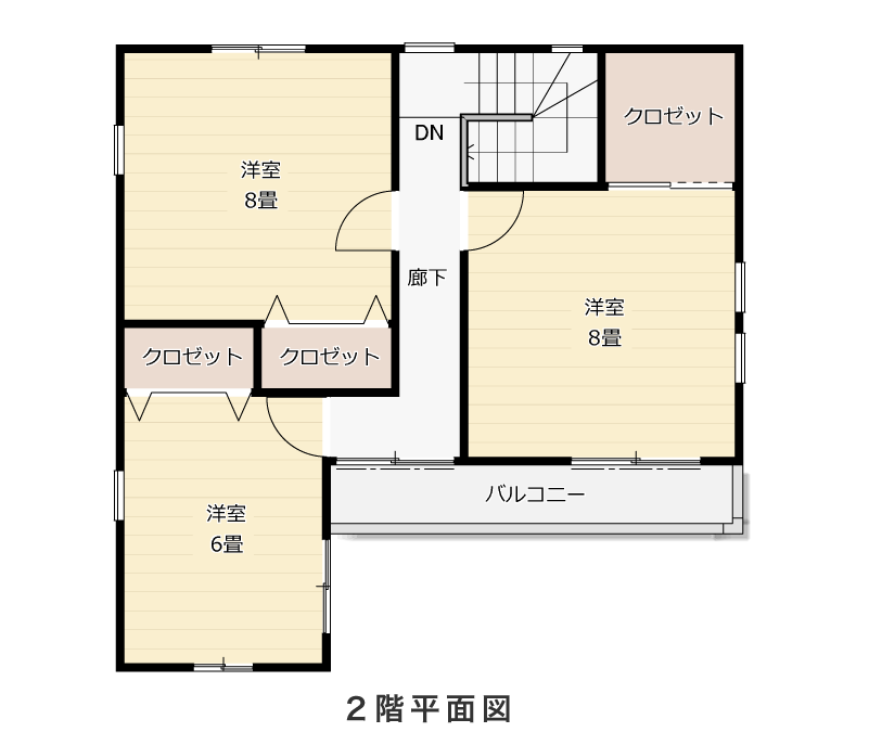 2階平面図