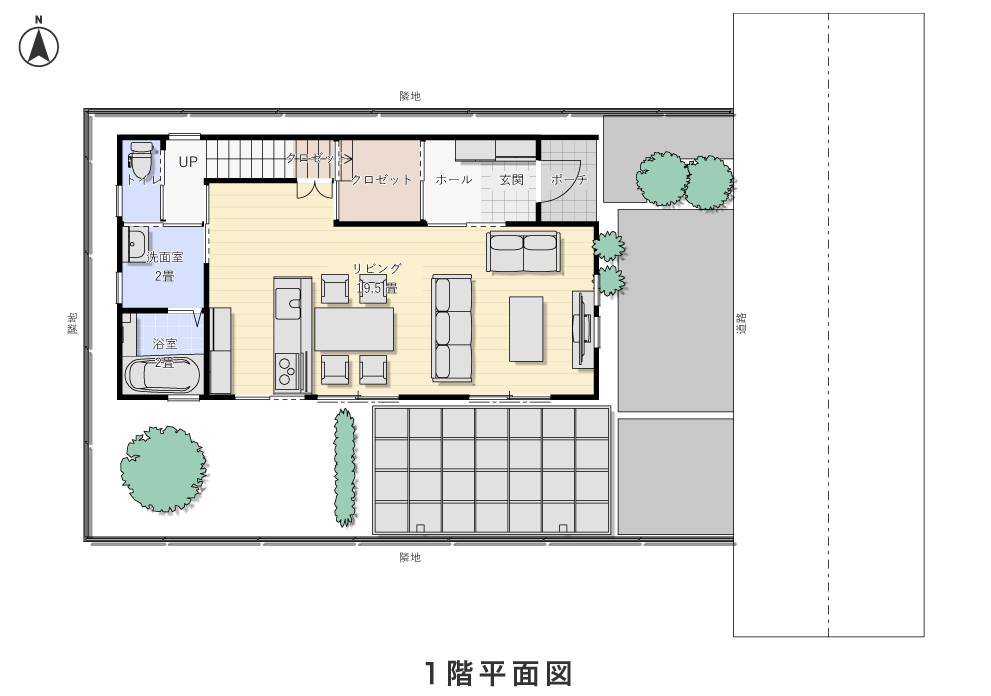 1階平面図