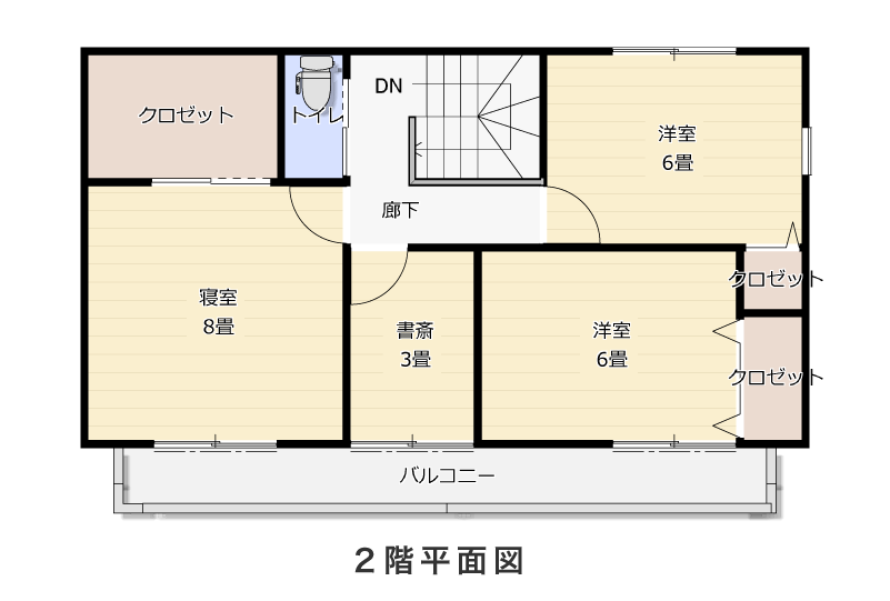 2階平面図