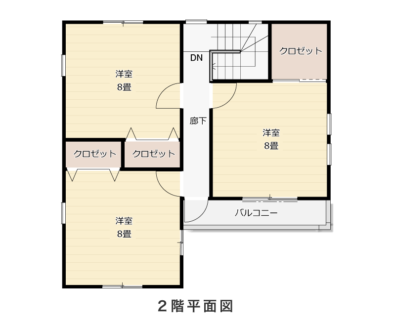 2階平面図