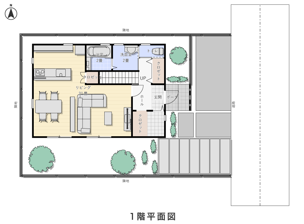 1階平面図