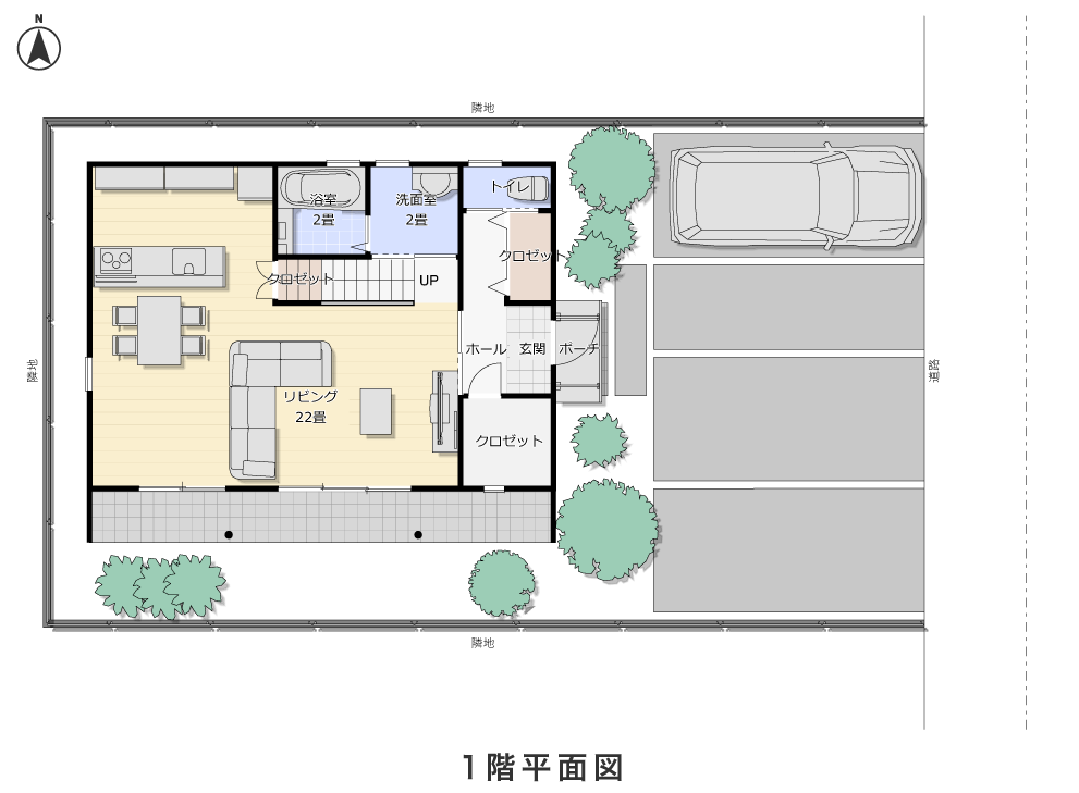 1階平面図