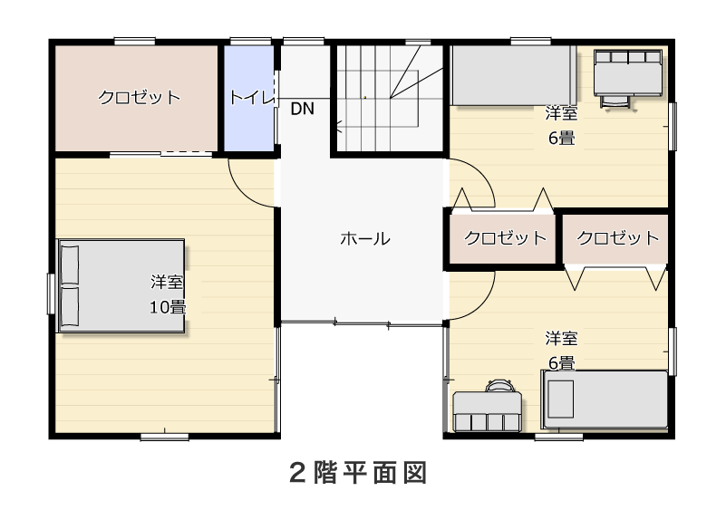 2階平面図