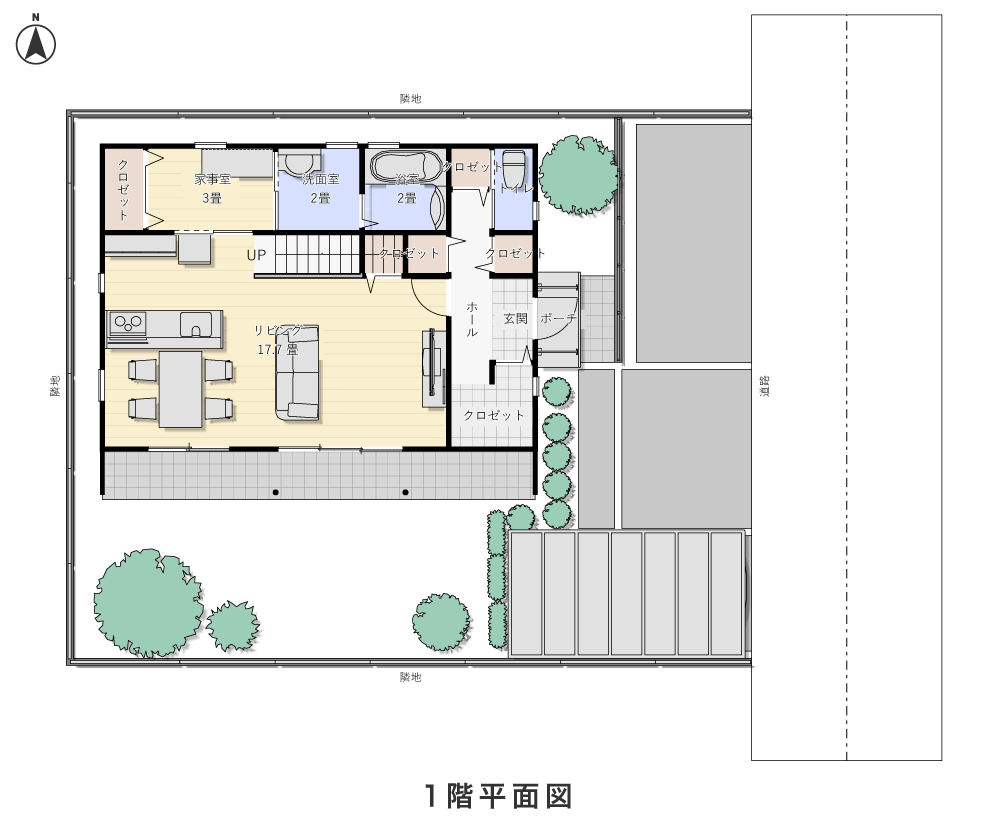 1階平面図