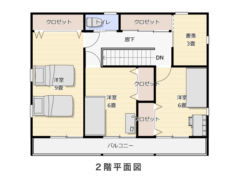 2階平面図