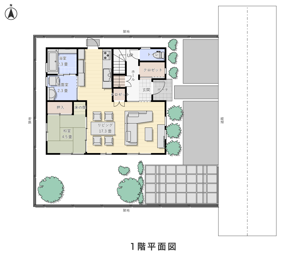 1階平面図