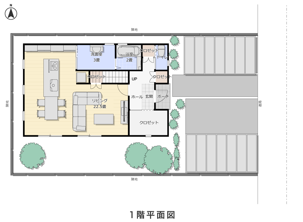1階平面図