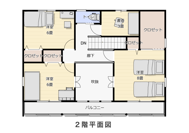 2階平面図