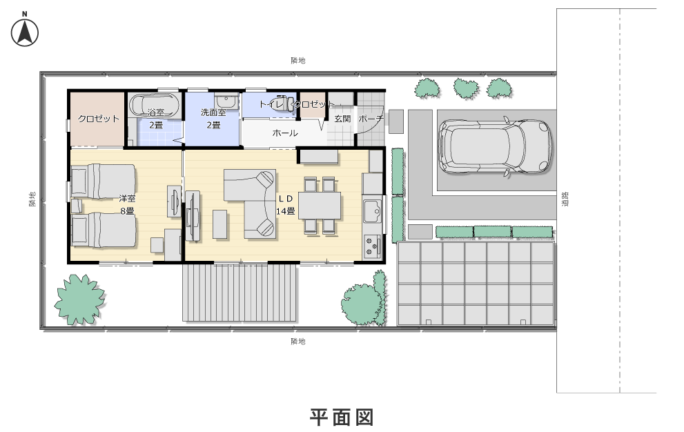 1階平面図