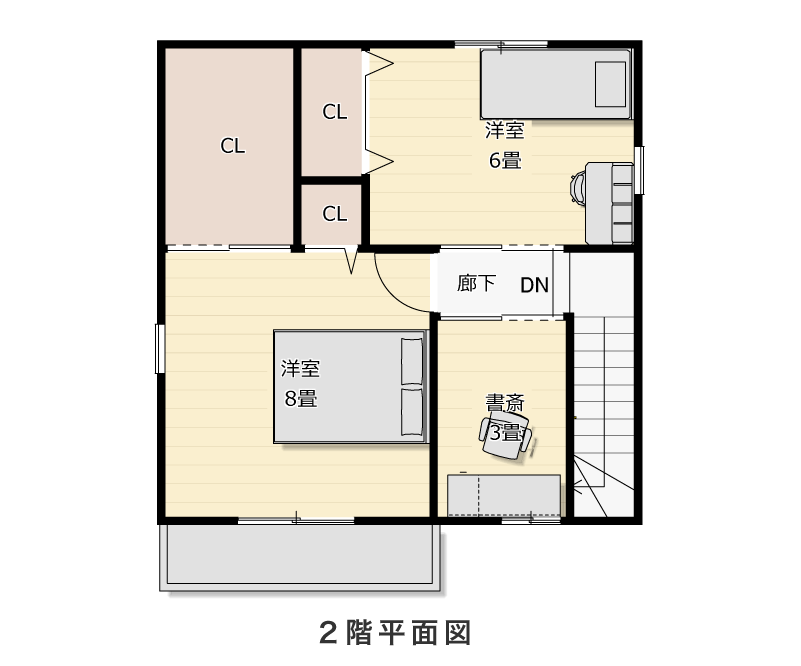 2階平面図