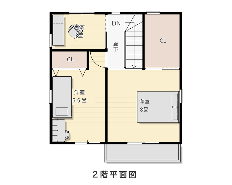 2階平面図