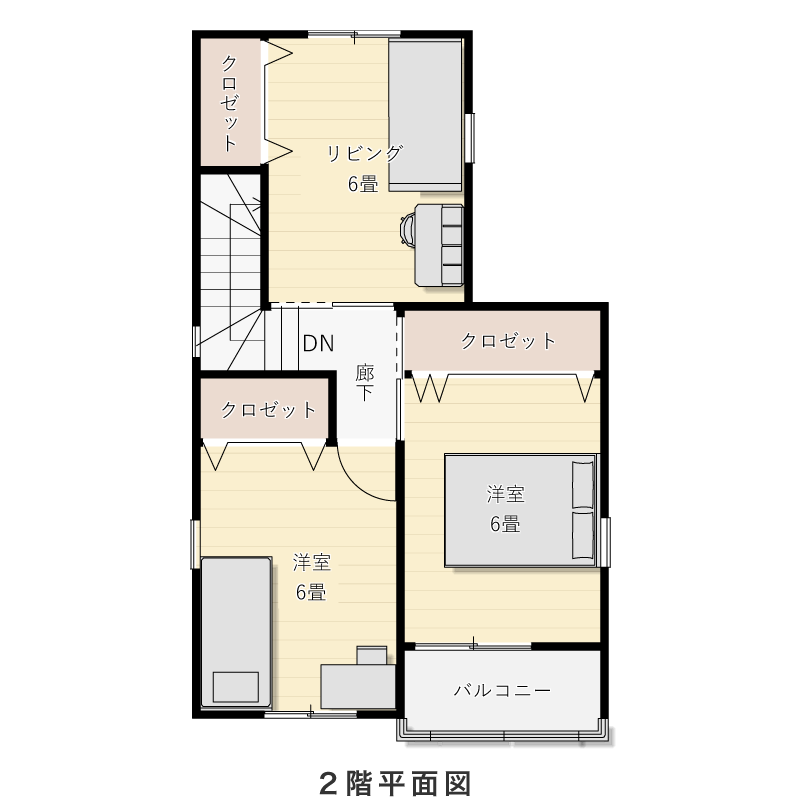 2階平面図