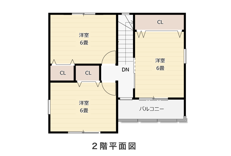 2階平面図