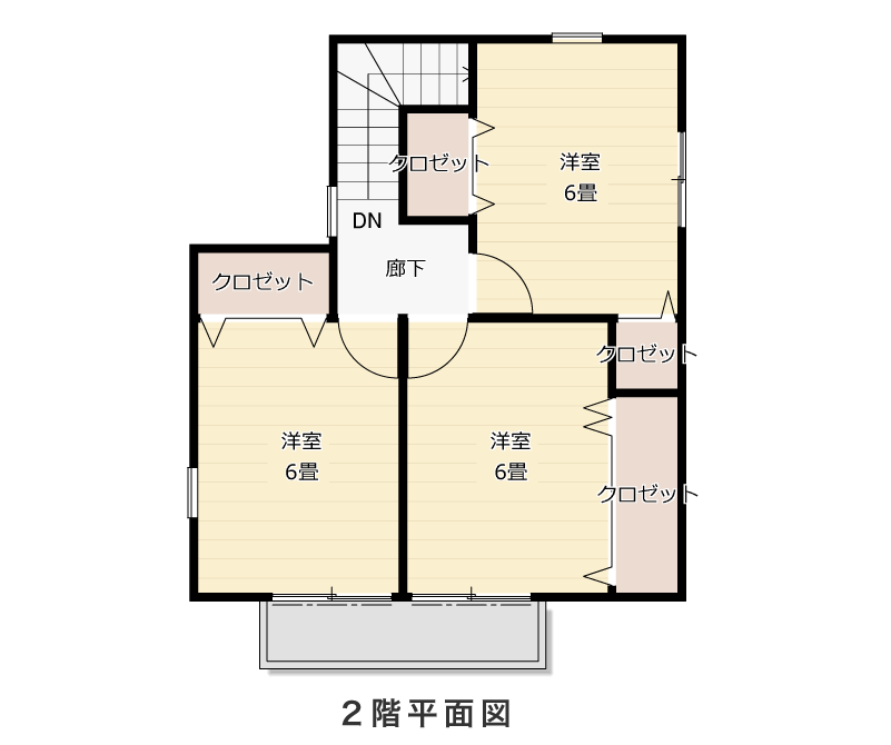 2階平面図