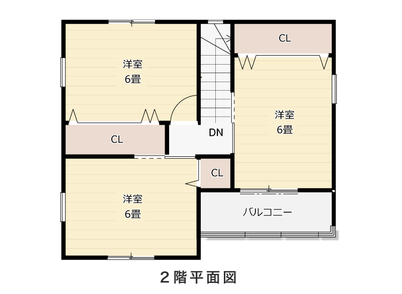 2階平面図