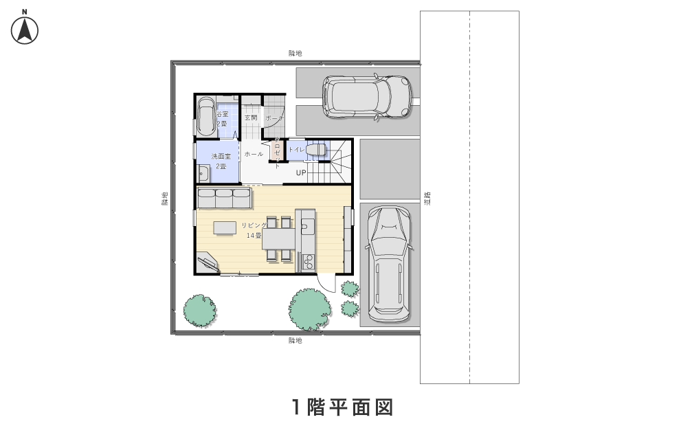 1階平面図