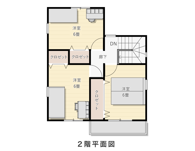 2階平面図