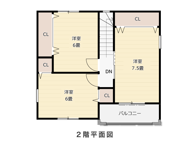 2階平面図