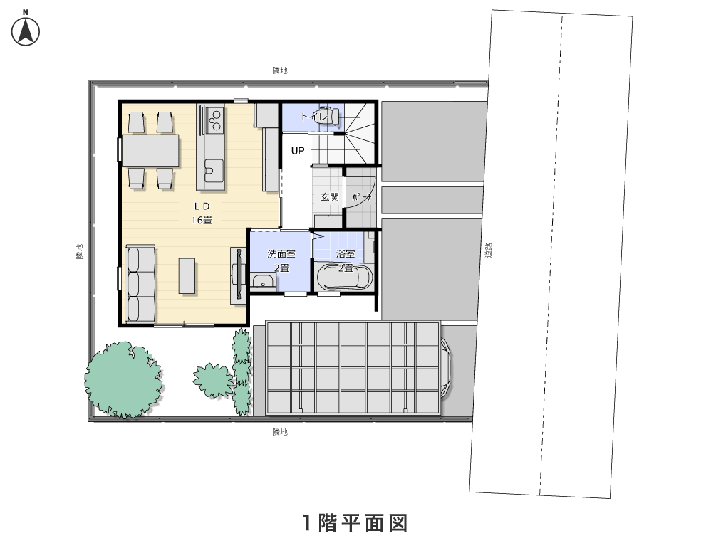 1階平面図