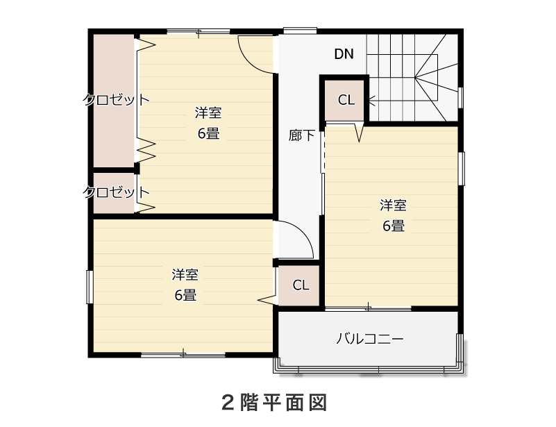 2階平面図