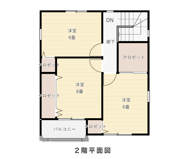2階平面図