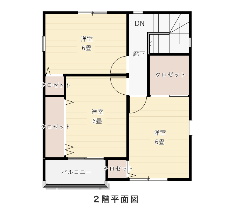 2階平面図