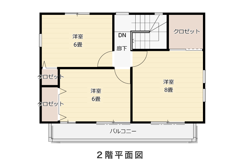 2階平面図
