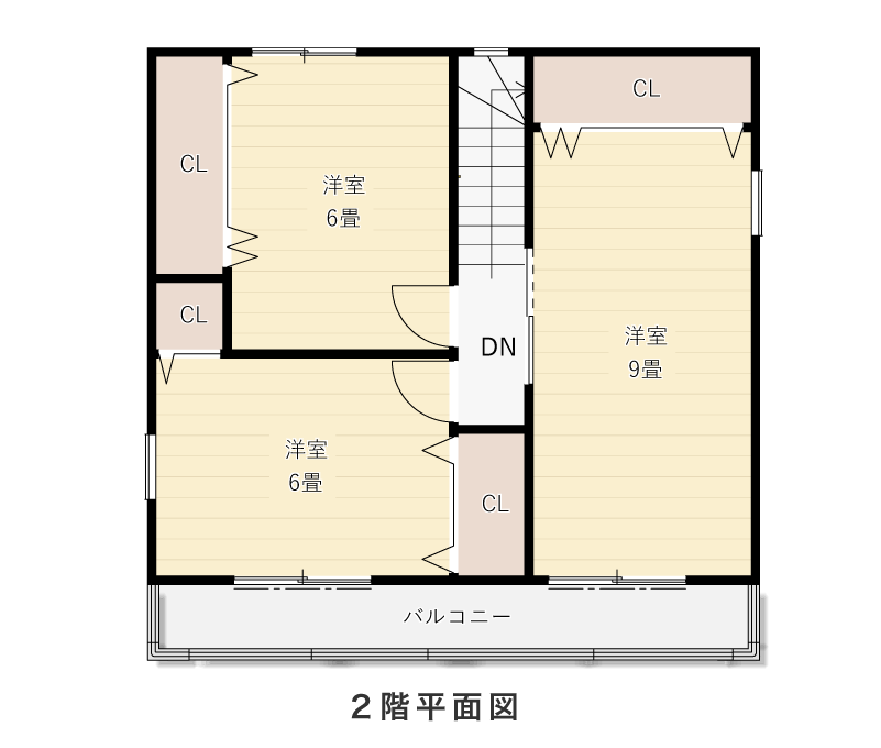 2階平面図