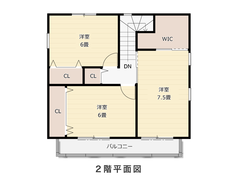 2階平面図