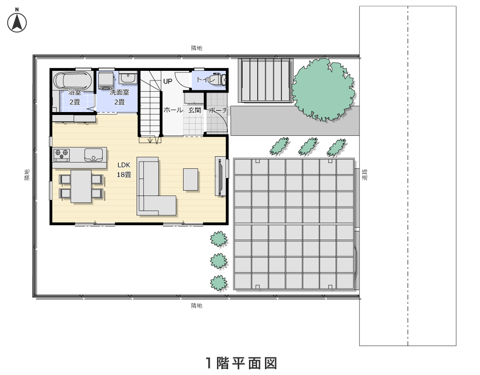 1階平面図