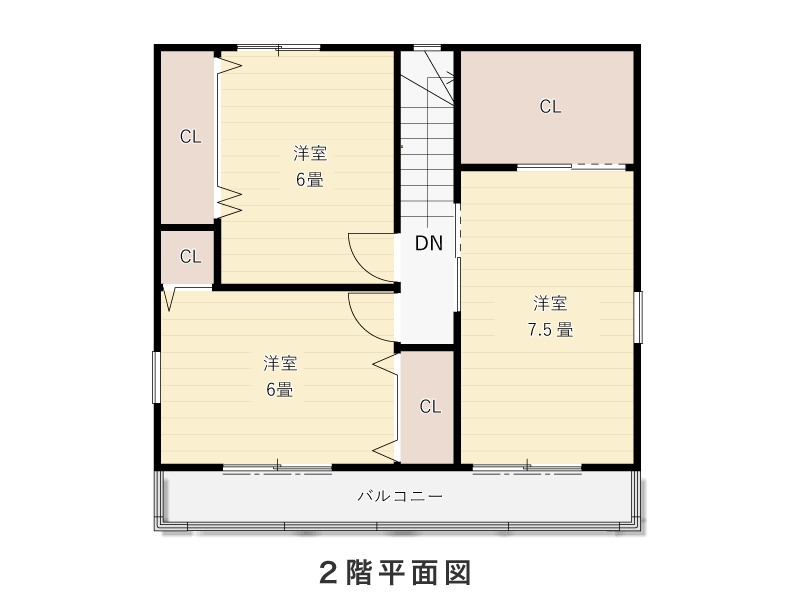 2階平面図