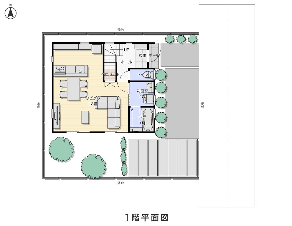 1階平面図
