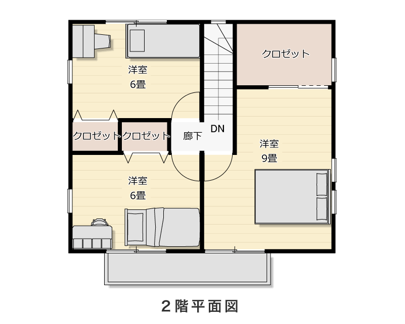 2階平面図