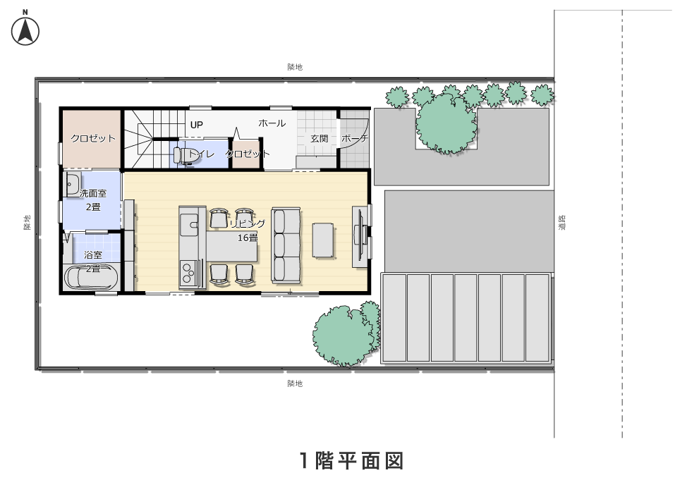 1階平面図