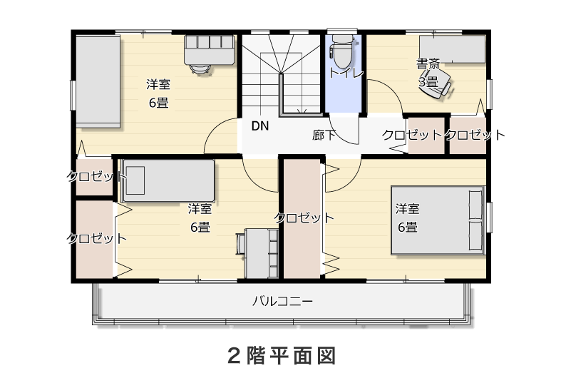 2階平面図