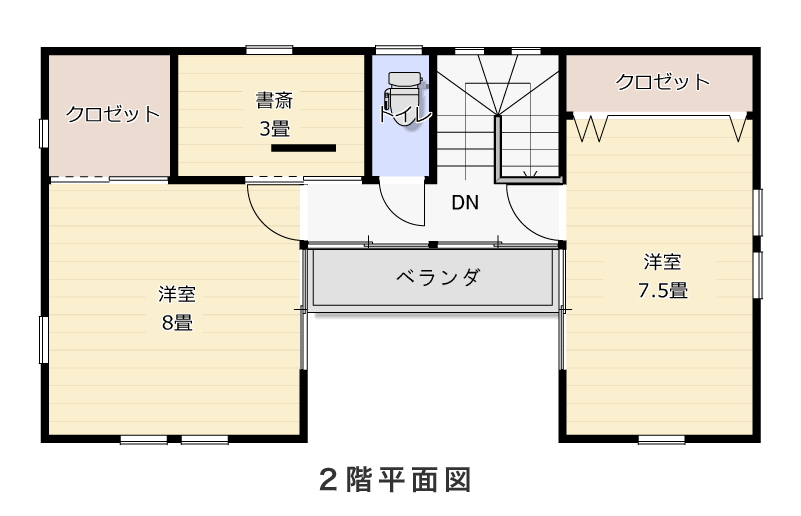 2階平面図