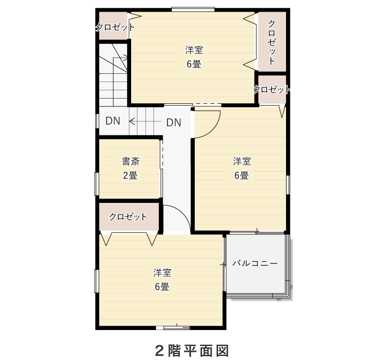 2階平面図