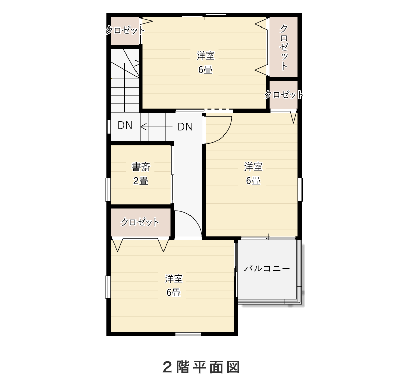 2階平面図
