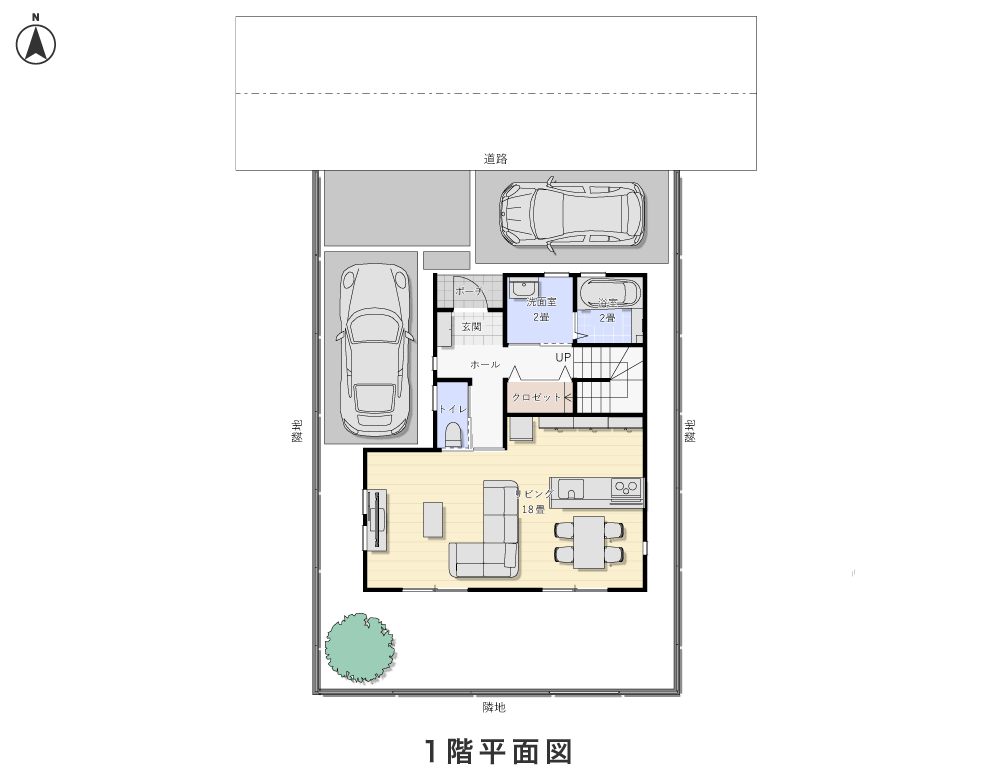 1階平面図