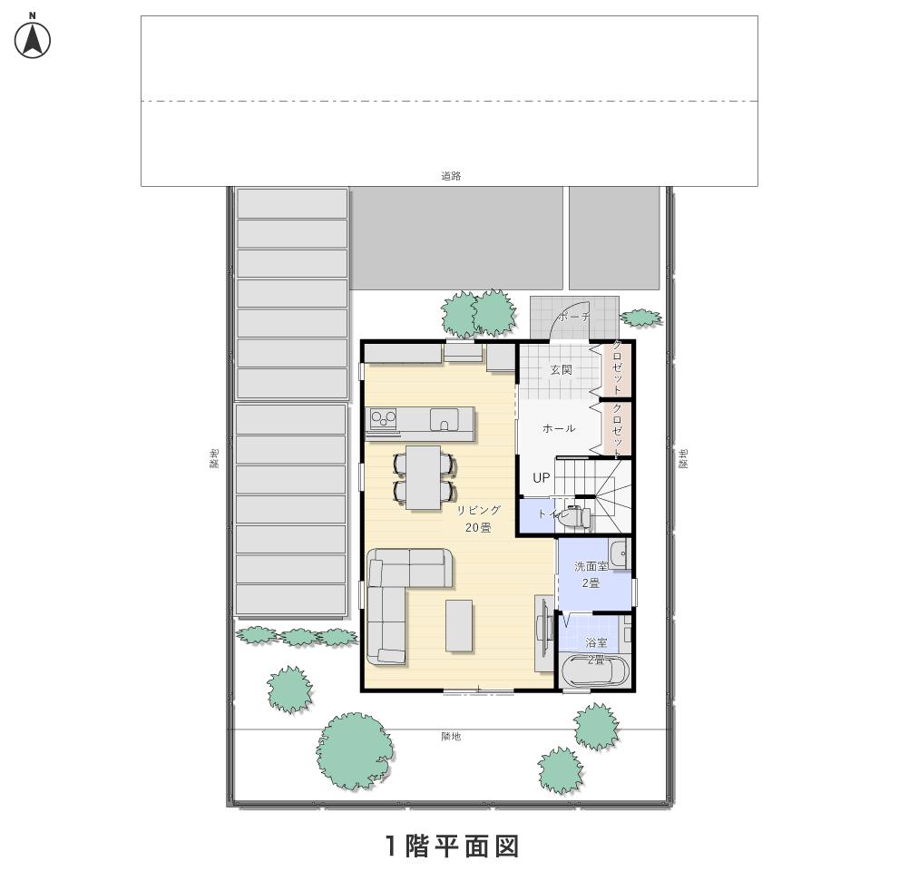 1階平面図