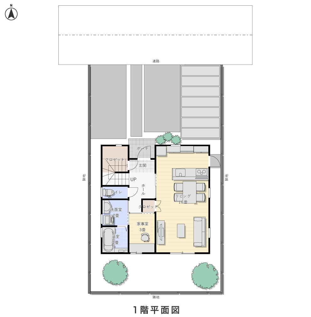 1階平面図