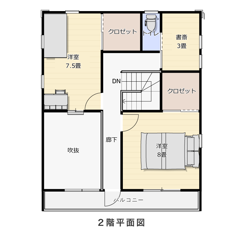 2階平面図