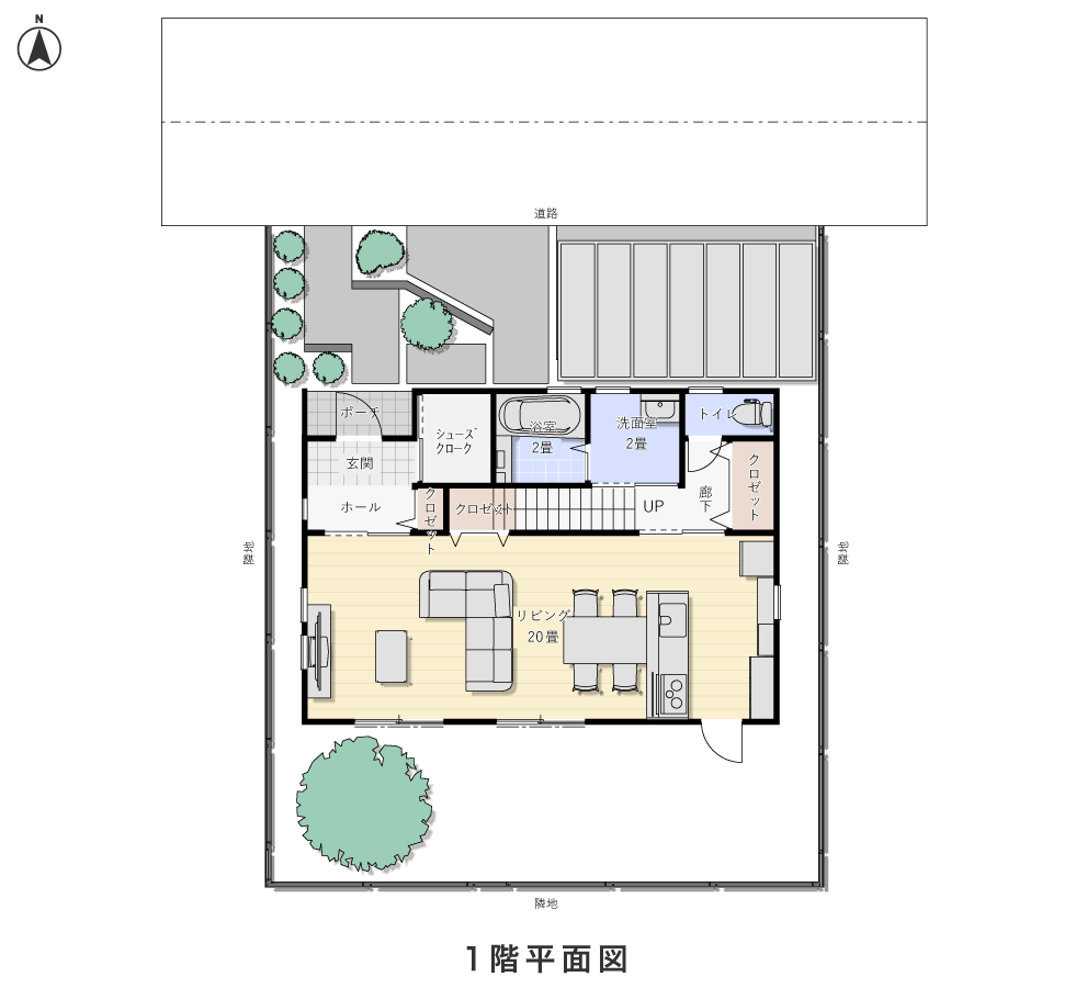 1階平面図