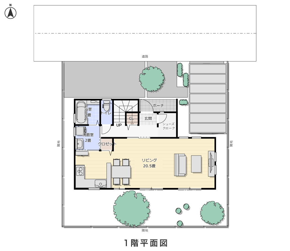 1階平面図